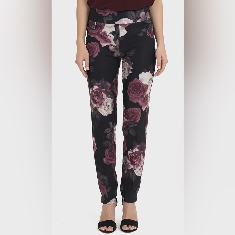 Joseph Ribkoff Black/Multi Pants Style 194664
Size 4